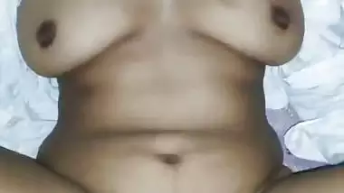 Panty slide pussy fucking of hot desi wife by husband