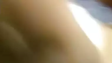 Shy Desi Bhabhi selfie topless video